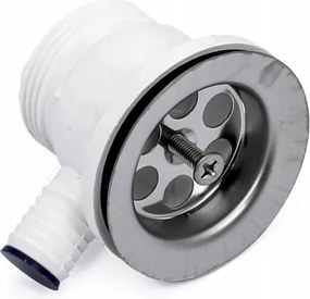 Mosogató beépítése mosógép kimenettel MON10 rozsdamentes műanyag szűrő