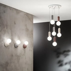 Ondaluce - ROCK fali lámpatest 1xG9/7W/230V beton/fehér