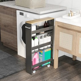 4 szintes tároló nyitott polcokkal, szürke