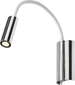 RENDL SHOW fali lámpa fehér króm 230V LED 3W 3000K