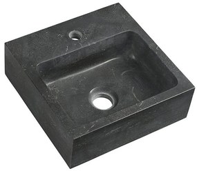 Sapho - BLOK fali mosdó 30x30 cm antracit