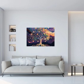 Kép – Lila fa tele energiával (90x60 cm)