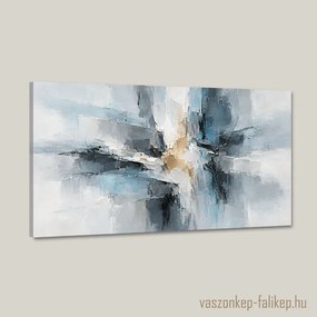 Jégkék Találkozás vászonkép – prémium részletek 40x23 cm