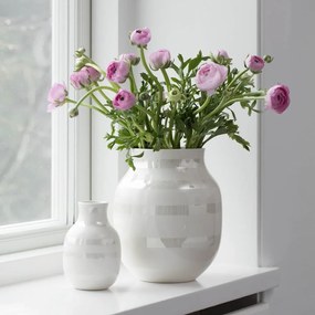 Omaggio fehér agyagkerámia váza, magasság 20 cm - Kähler Design
