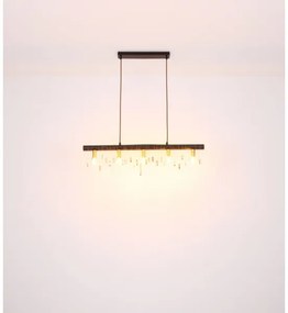 Globo 15532-5HB - KIRA függőlámpa kábellel 5xE14/40W/230V fekete