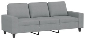 4 részes világosszürke szövet ülőgarnitúra