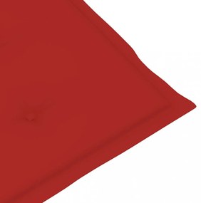 piros nyugágypárna (75+105) x 50 x 4 cm