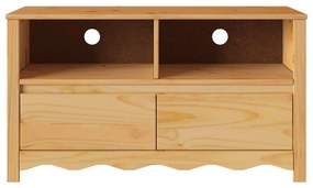 TV Szekrény &quot;DRAMMEN&quot; 99x43x55 cm Tömör Fenyő