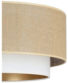 SARTA felületre szerelhető csillár 1xE27/60W/230V fehér/juta