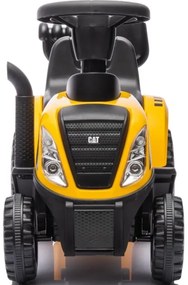 Push autó traktor CAT 2xAA sárga/fekete