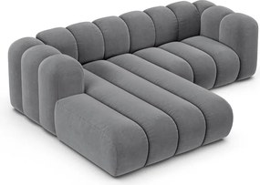 Világosszürke sarokkanapé (bal oldali) Lupine – Micadoni Home