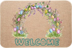 Lenvászon Lábtörlő Húsvétra Welcome Díszes húsvéti tojások