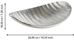 Eglo 427012 - Dekoratív tálca FORLEYET 18,5x26 cm ezüst