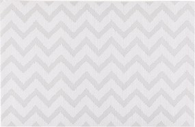 Asztali alátét Fehér Cikk-cakk 45x30 cm modern asztalszőnyeg