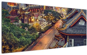 Kép - Qintai Road, Chengdu, Kína (120x50 cm)