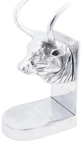 Könyvtámaszok 2 db Ezüst 17x15x27 cm Alumínium Bika