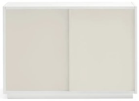 Fehér alacsony komód 100x70 cm Doric – Teulat