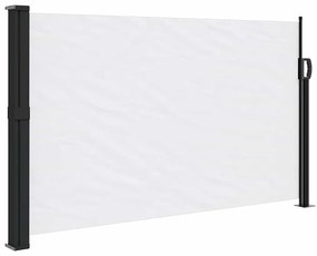 fehér behúzható oldalsó napellenző 120 x 600 cm