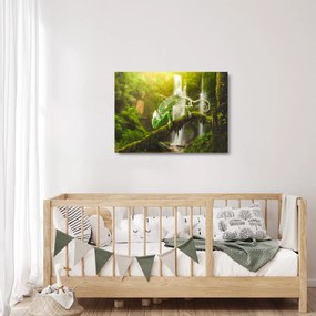 Kaméleon képe (üvegen) (70x50 cm)