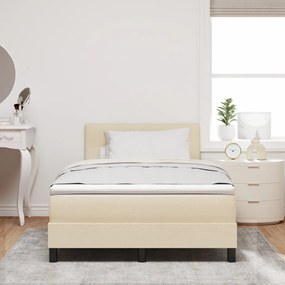 Boxspring Ágy matraccal Krém 120x200 cm Szövet