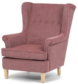 Füles fotel rózsaszín szövettel. AK-388 PINK2