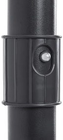 Deuba LED napernyő Mali Ø330 cm - piros