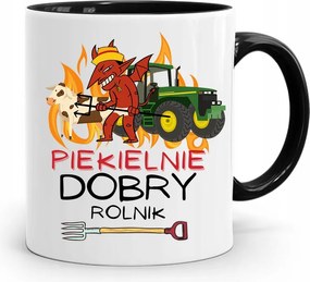 Gazdálkodóknak Fekete Pokolian Jó Gazdálkodó Bögre fényképes nyomtatással