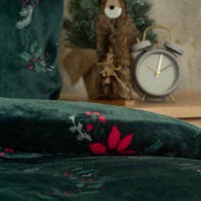 4Home Poinsettia mikroflanel ágyneműhuzat, 140 x 200 cm, 70 x 90 cm, 140 x 200 cm, 70 x 90 cm