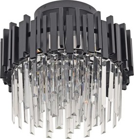 Brilagi - Mennyezeti lámpa VERVE 4xE14/40W/230V átm. 40 cm fekete