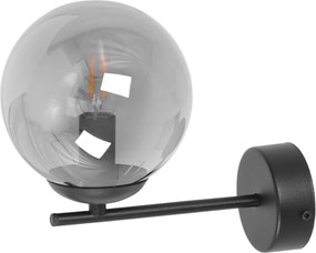 KAJA K-5307 GAMMA Fekete Színű Fali Lámpa 1xE14 10W IP20