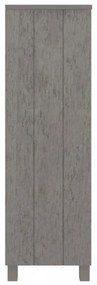 HAMAR világosszürke tömör fenyőfa könyvszekrény 85x35x112 cm