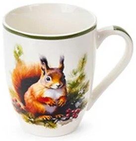 Mókus mintás Porcelán bögre 350 ml