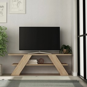 Tv állvány Houseland Farfalla 120 cm natúr tölgyfa