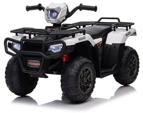 Baby Mix Quad gyerek elektromos autó, fehér