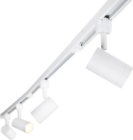 Okos 1 fázisú sínrendszer 14 spotlámpával fehér, WiFi-vel, GU10 - Jeana