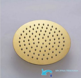 Zuhanypanel EYN woo-2322 falba süllyesztett kivitelben, LED-világítással, arany felülettel