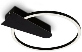 Briloner 3542-015 - NICO LED/12W/230V dimmelhető fekete mennyezeti lámpa