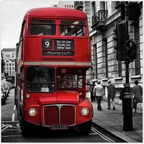 Poszterek 30x30 Emeletes busz