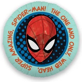 Pókember Web Head formapárna, díszpárna 35x35 cm Velúr