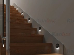 Falba Építhető Lámpa Fekete ERINUS LED KANLUX 33334