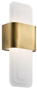Kichler KL-SERENE-LED-W-NBR - LED Fali lámpa SERENE LED/16W/230V réz