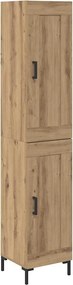 vidaXL Magasfiú Artisan tölgy 34,5 x 34 x 180 cm Faanyag