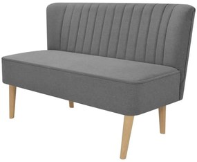 világosszürke szövetkanapé 117 x 55,5 x 77 cm