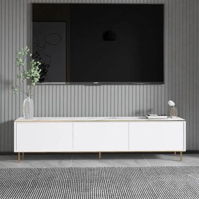 TV szekrény Imaj - Marble, White