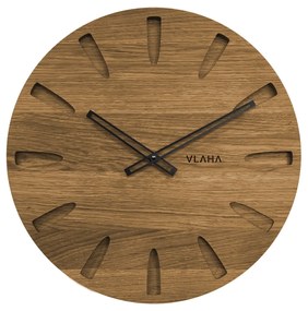 VLAHA VCT1022 Grand tölgy óra, fekete, átmérő: 45 cm