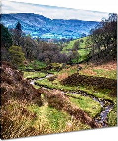 Vászonkép 90x90 Patak a hegyekben