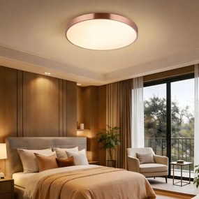 Immax NEO 07322L-LED dimmelhető mennyezeti lámpa NEO LITE SEMPLICI 60W/230V átmérő: 60 cm rézszínű + távirányítóval