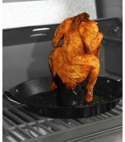 30 cm-es grillállvány csirke serpenyővel