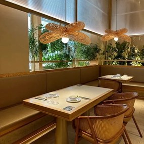 Immax 08265L - Csillár zsinóron MARIPOSA 1xE27/40W/230V átm. 50 cm juta