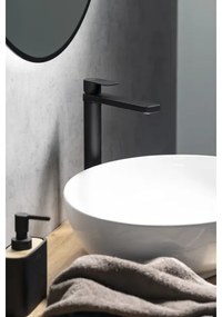 Aqualine - Mosdócsap DAPHNE 29 cm matt fekete